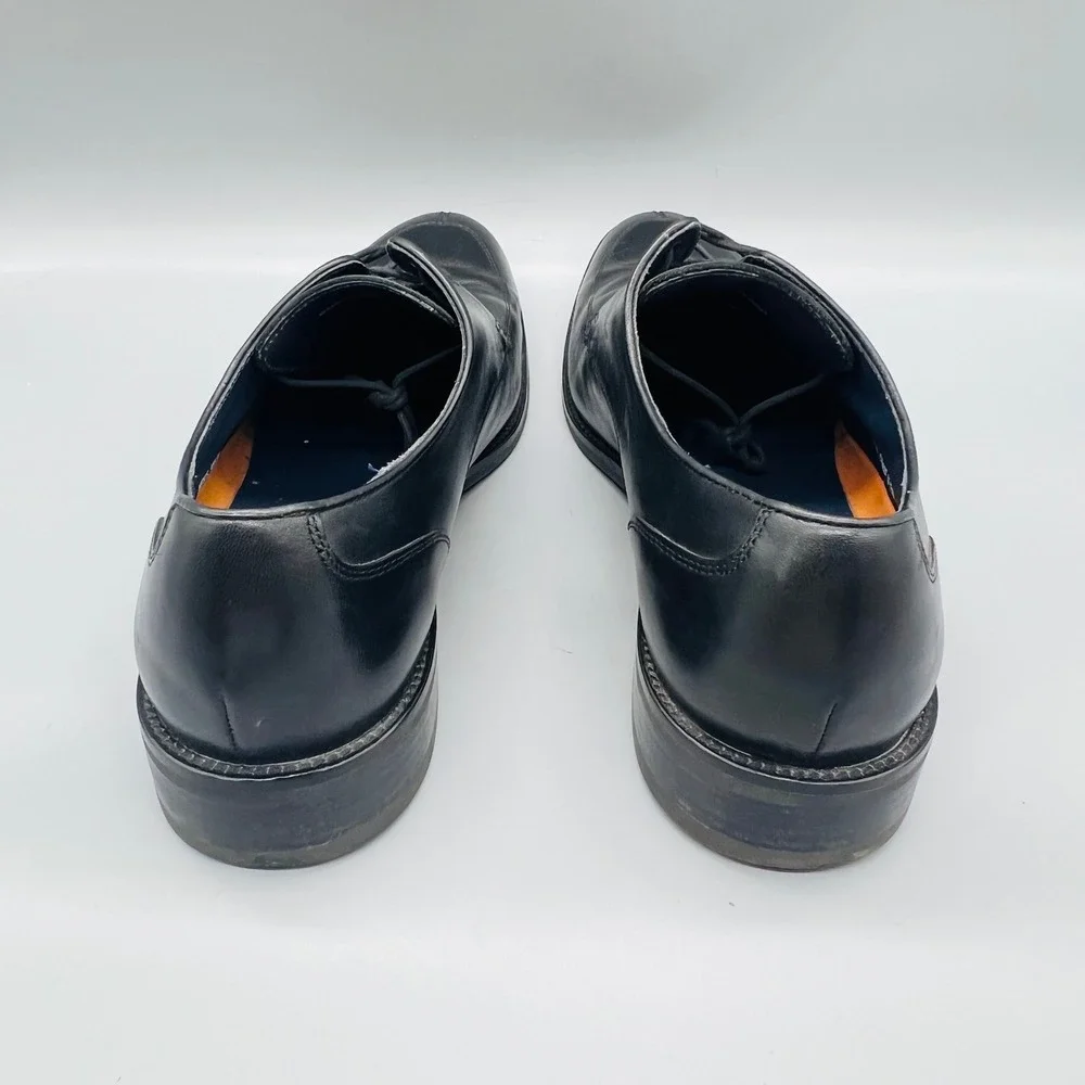 Cole Haan Shoes Mens 10.5 Black Leather Grand OS Split Toe Derby Oxfords Dress